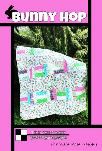 Bunny Hop - feature fabric42"x50" - Tricia Lynn Maloney for Villa Rosa