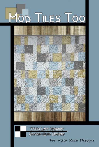 Mod Tiles Too - uses 5"squares - by Tricia Lynn Maloney - Villa Rosa Designs