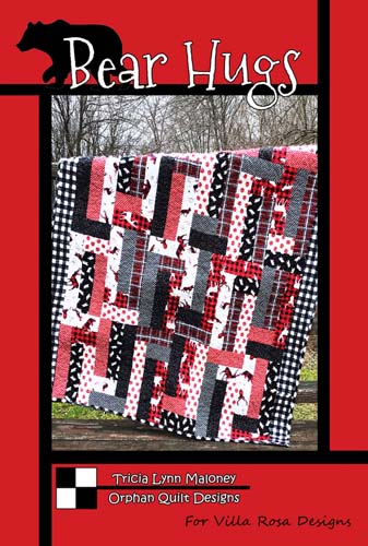 Bear Hugs - 42 x 48 quilt - by Tricia Lynn Maloney for Villa Rosa Designs