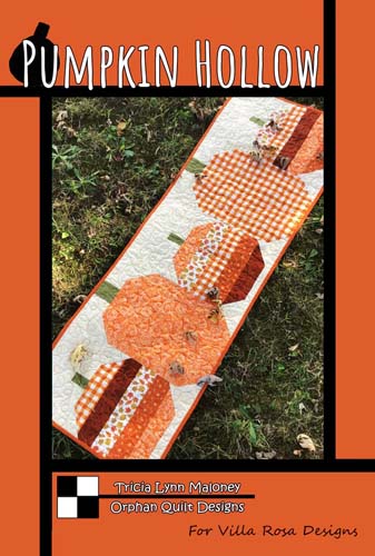 Pumpkin Hollow - table runner  by Tricia Lynn Maloney for Villa Rosa Designs
