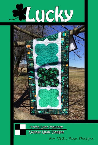 Lucky - table runner  by Tricia Lynn Maloney for Villa Rosa Designs