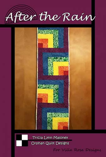 After the Rain Table Runner Pattern - 12 x 60 by Orphan Quilt Designs for Villa Rosa D