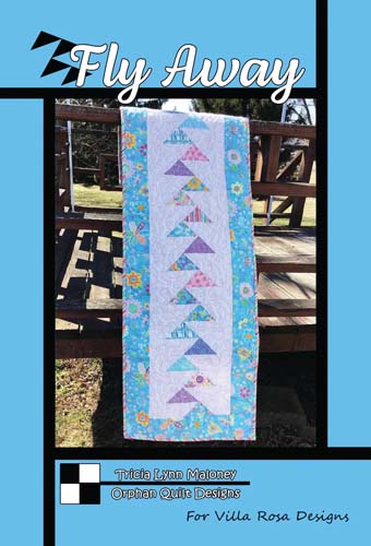 Fly Away - table runner 16x54 by Tricia Lynn Maloney for Villa Rosa Designs