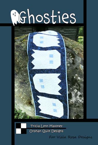 Ghosties - table runner  by Tricia Lynn Maloney for Villa Rosa Designs