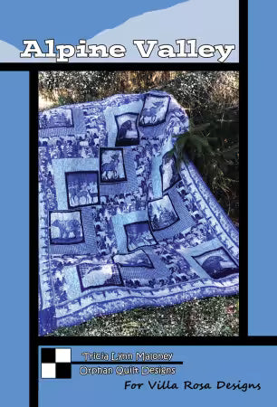 Alpine Valley- 57 x 72 quilt - -  by Tricia Lynn Maloney for Villa Rosa - RBD
