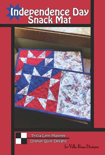 Independence Day Snack Mat - 8x14 makes 2 - Tricia Lynn Maloney for Villa Rosa