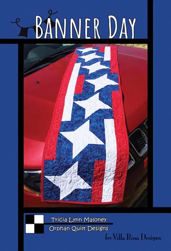 Banner Day - table runner by Tricia Lynn Maloney for Villa Rosa Designs