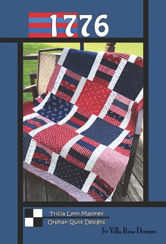 1776 - 58x68 quilt - fat quarters  by Tricia Lynn Maloney for Villa Rosa Designs