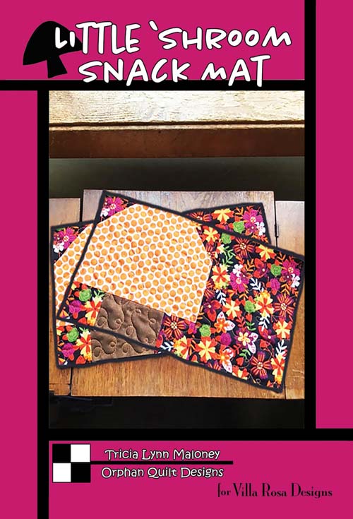 Little 'Shroom Snack Mat - 8x14 -  by Tricia Lynn Maloney for Villa Rosa Designs
