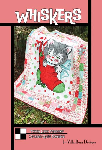 Whiskers - Panel quilt 54x62 -  by Tricia Lynn Maloney for Villa Rosa Designs