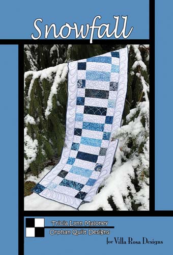 Snowfall - Runner - 14 x 46 -  by Tricia Lynn Maloney for Villa Rosa Designs