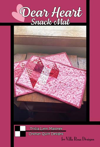 Dear Heart - 8x14 by Orphan Quilt Designs for Villa Rosa Designs