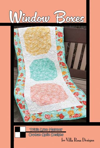 Window Boxes - 22 x 50 runner  by Tricia Lynn Maloney for Villa Rosa Designs