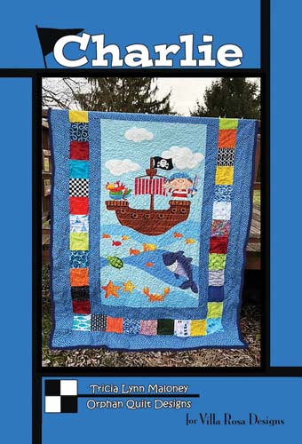 Charlie - 44x64  quilt - Panel by Tricia Lynn Maloney for Villa Rosa Designs