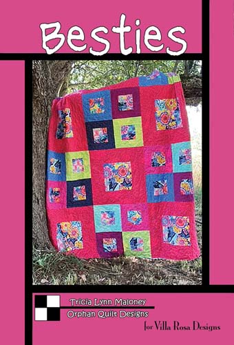 Besties - 48x64 - theme print by Tricia Lynn Maloney For Villa Rosa Designs