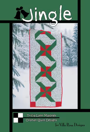 Jingle - runner pattern 16 x 52 - by Tricia Lynn Maloney - Villa Rosa Designs