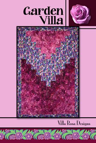 Garden Villa - 46 x 65 quilt - by Pat Fryer Villa Rosa Designs