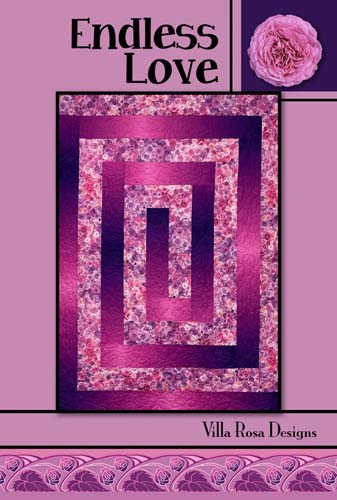 Endless Love - 40 x 56 quilt - Ombre/ theme print -  Villa Rosa Designs
