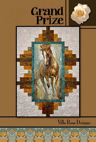 Grand Prize - Panel quilt51 x 69 - Pat Fryer for Villa Rosa Designs