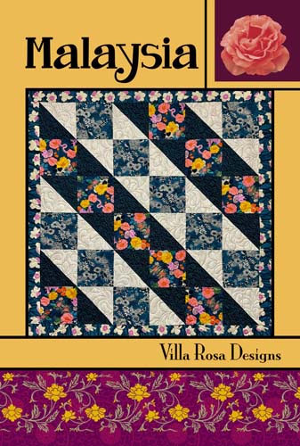 Malaysia - 48 x 48 - 1/2 yd cuts by Pat Fryer for Villa Rosa Designs