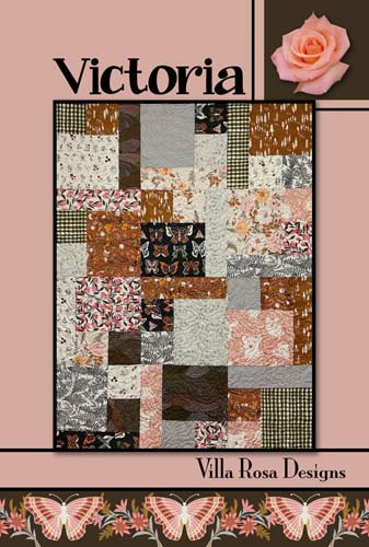 Victoria - 48x64 -fat quarters by Pat Fryer for Villa Rosa Designs