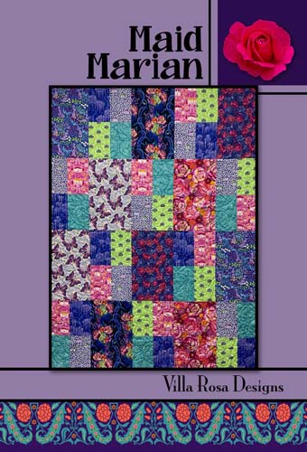 Maid Marian - 45 x 60 quilt - fat quarters - by Pat Fryer Villa Rosa Designs
