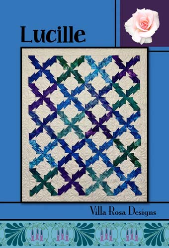Lucille - 56 x 68 quilt - uses fat quarters - by Pat Fryer Villa Rosa Designs