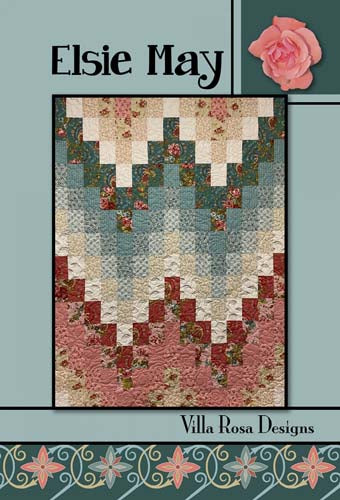 Elsie May - 53 x 70 quilt - fat quarters - by Pat Fryer Villa Rosa Designs