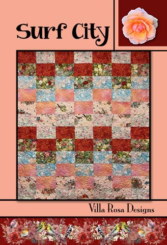 Surf City - 53 x 60 quilt - 1/2 yds. by Pat Fryer for Villa Rosa Designs