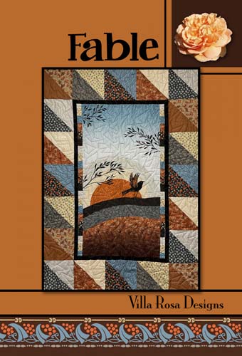Fable - uses panel - optional border  by Pat Fryer for Villa Rosa Designs