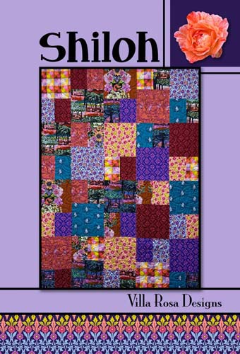 Shiloh -  45 x 60 Quilt - Villa Rosa Designs - 10 fat quarters - Pat Fryer