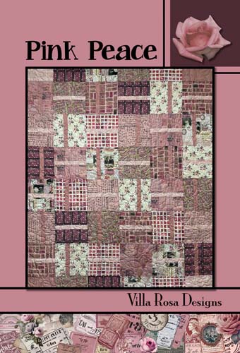 Pink Peace - 48x55 using 8-10 fat quarters by Villa Rosa Designs- by Pat Fryer