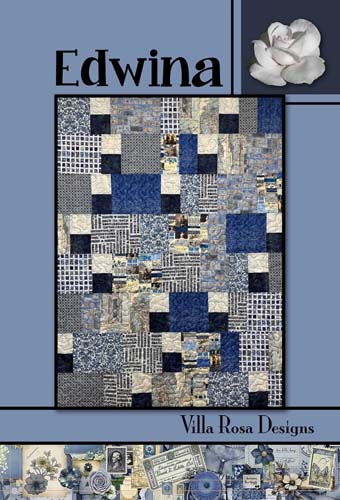 Edwina - 45 x 60 quilt - usesfat quarters by Pat Fryer for Villa Rosa Designs
