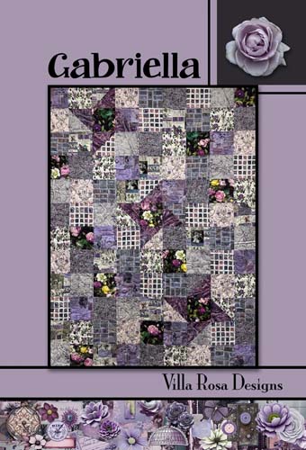 Gabriella - 41 x 54 quilt - fat quarters - Pat Fryer for Villa Rosa Designs