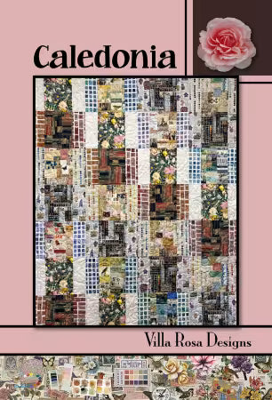 Caledonia quilt pattern - 46 x 56 quilt - fat quarters - Pat Fryer for Villa Rosa Designs