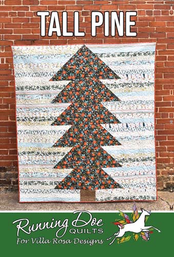 Tall Pine - uses 2.5" strips -63 x 72 - by  Running Doe quilts for Villa Rosa