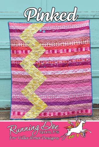 Pinked -46 x 56 - uses 2.5"strips -  by Running Doe - VIlla Rosa Designs