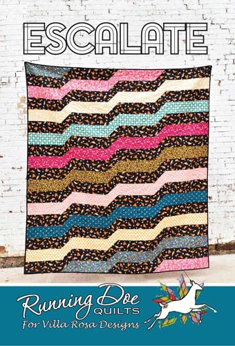 Escalate - 80x90 quilt - usesyardage by Running Doe Qlts For Villa Rosa Desi