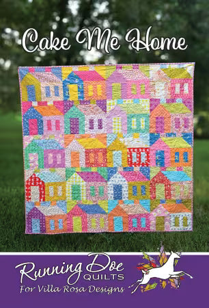 Cake Me Home pattern - 58 x 72 - Running Doe Quilts for Villa Rosa Designs