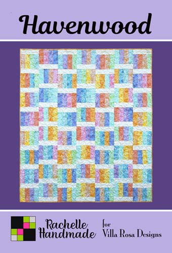 Havenwood -56 x 64 - uses 2.5" stripsby Rachelle Handmade for Villa Rosa Designs