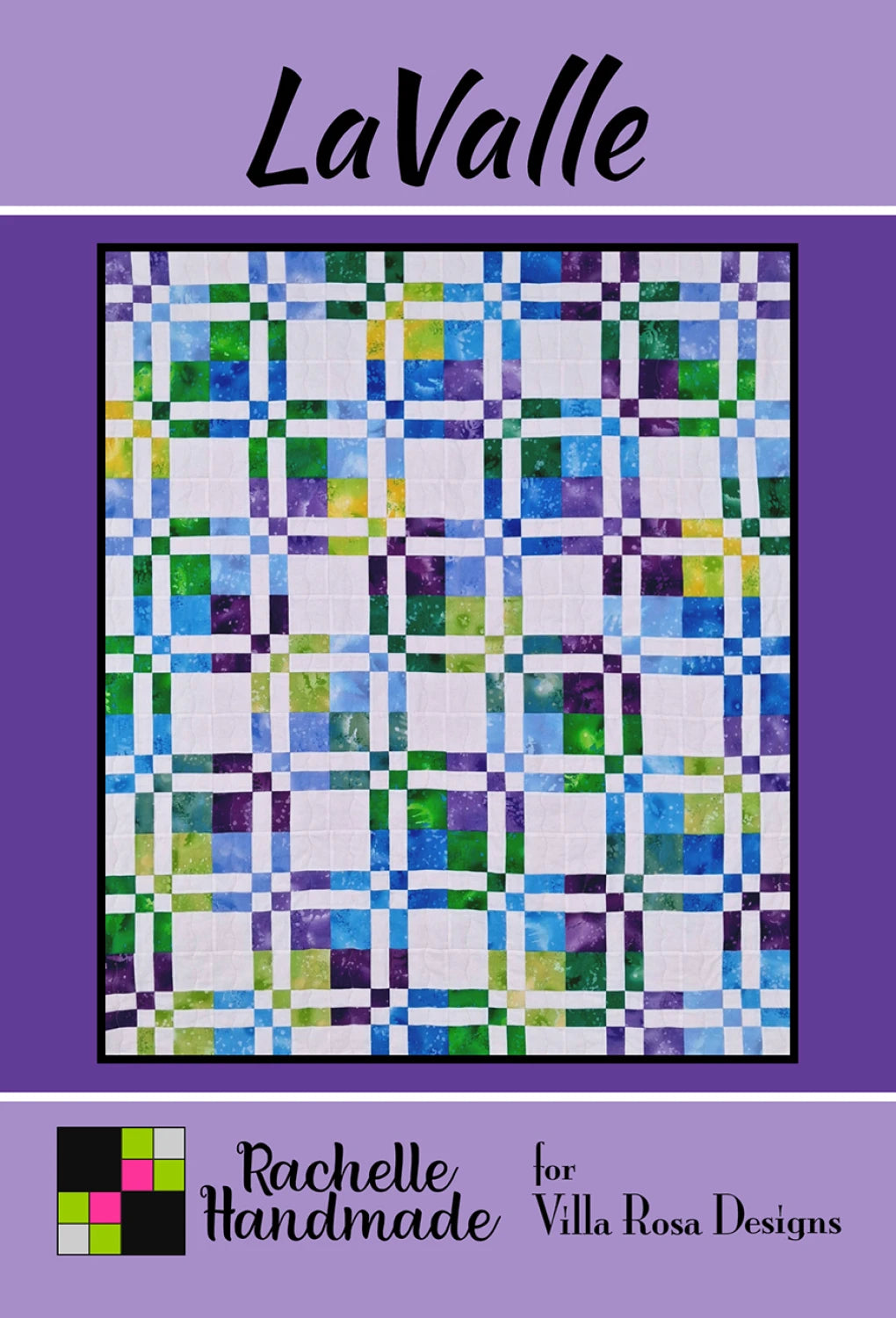 LaValle Pattern - 48x56 quilt by Rachelle Handmade for Villa Rosa Designs
