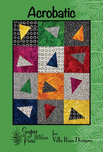 Acrobatic - fat quarters -42 x 56 - Sugar Pine quilts for Villa Rosa Designs