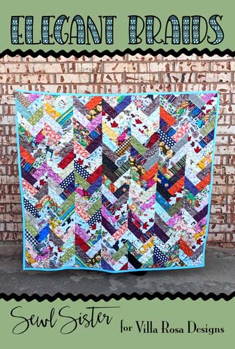 Elegant Braids - 48 x 42 quilt -  by Sewl Sister for Villa Rosa Designs