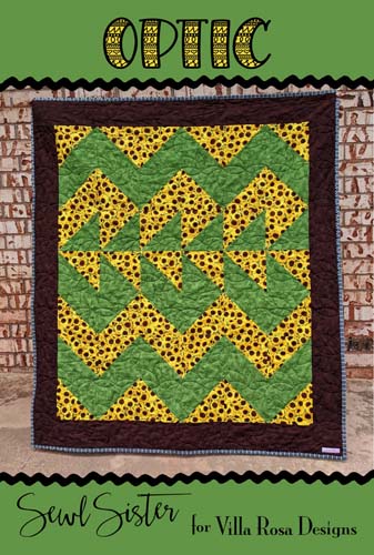 Optic - baby quilt 40 x 52 - by Sewl Sister for Villa Rosa Designs