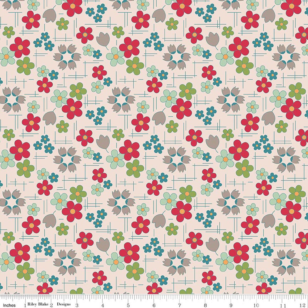 108" Wide Back - Farmer's Daughter - Daisy - Raindrop