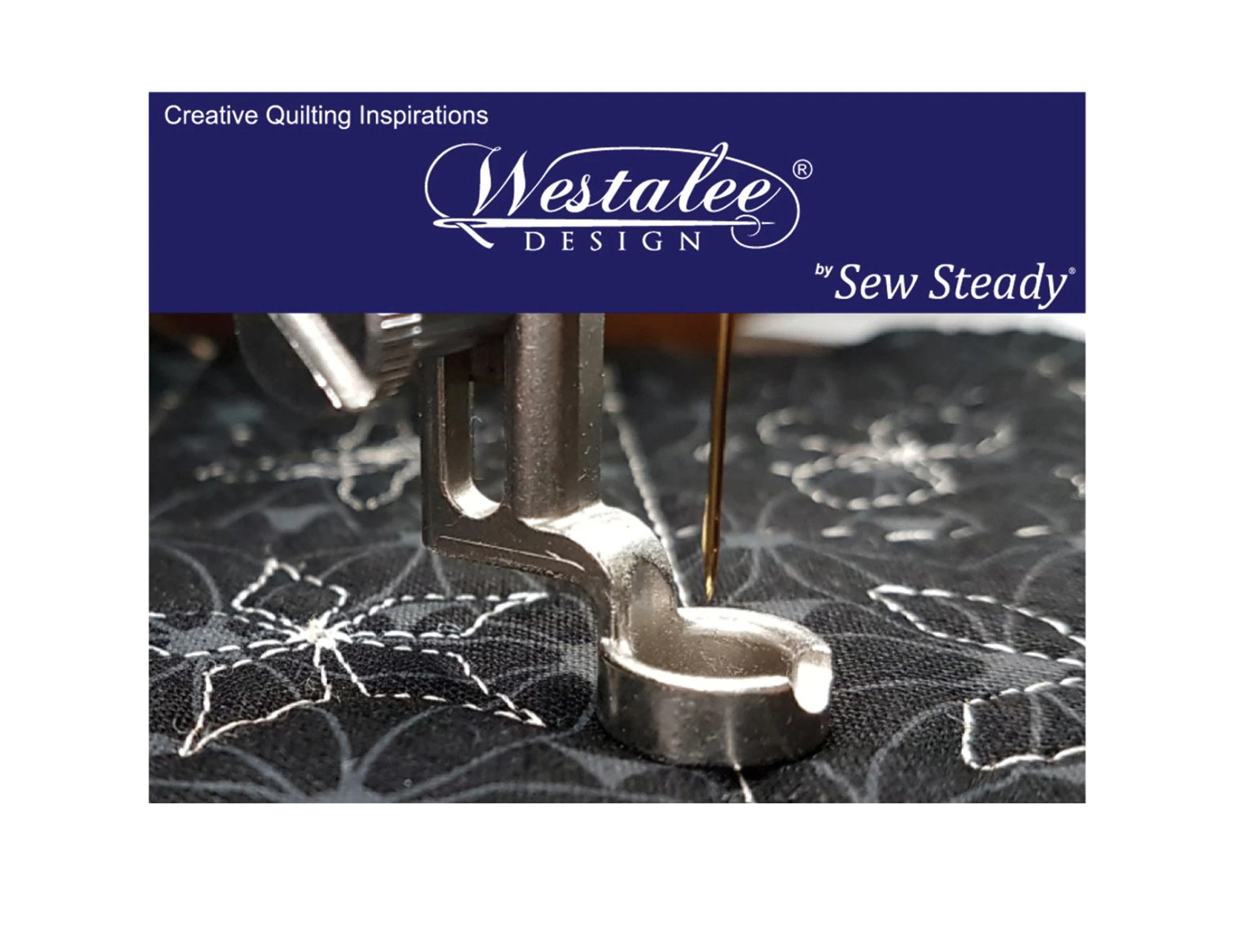 Medium Shank ruler foot and12" arc ruler by Westalee Design - machine quilting
