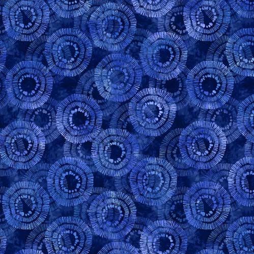 108in. Circle Burst - Blue byAnne Rowan