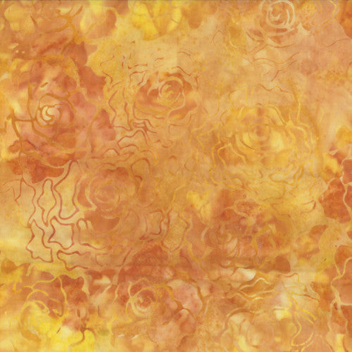 Batik - Roses - Orange