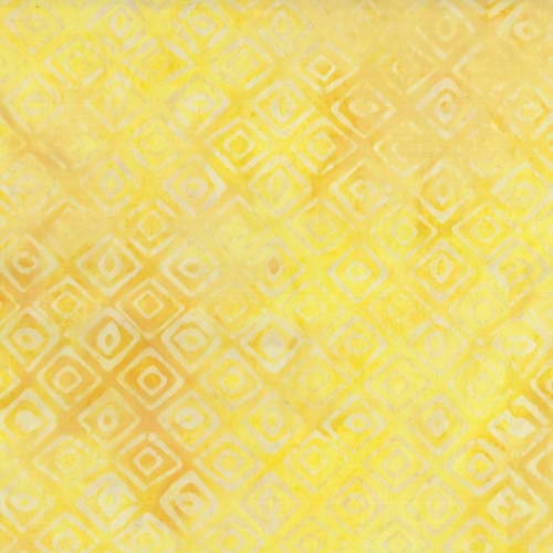 Celestial Dance Batik - Diamond Tiles - Yellow