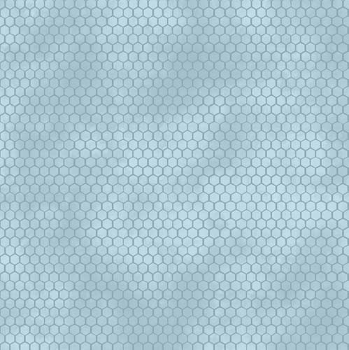 Sunkissed - Honeycomb - Blue- honeycomb on light blue